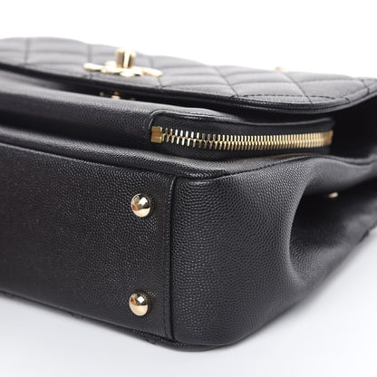 Chanel Caviar Quilted Medium Business Affinity Flap Black 9 of 11
