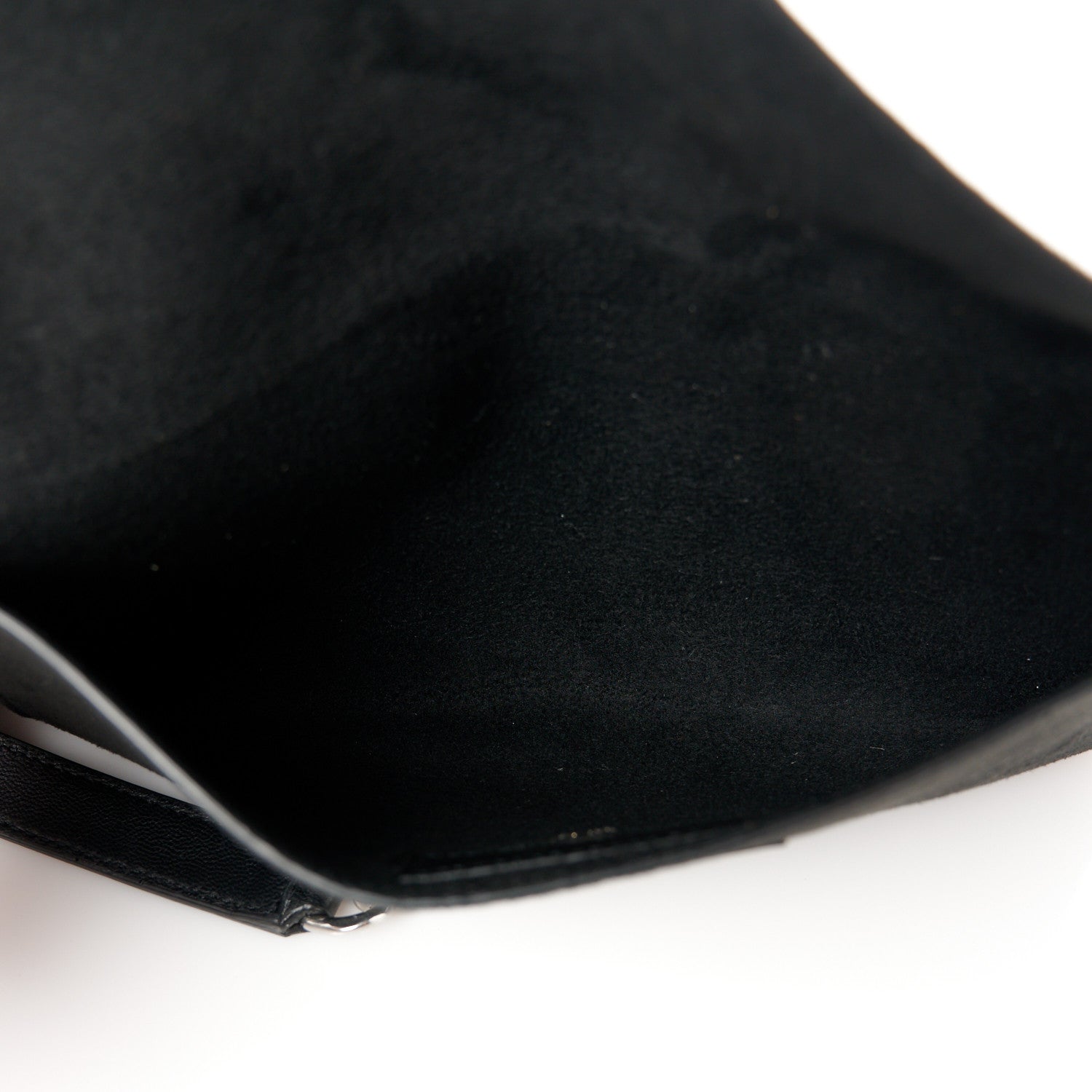 Saint Laurent Lambskin Teddy Drawstring Bag Black 7 of 14