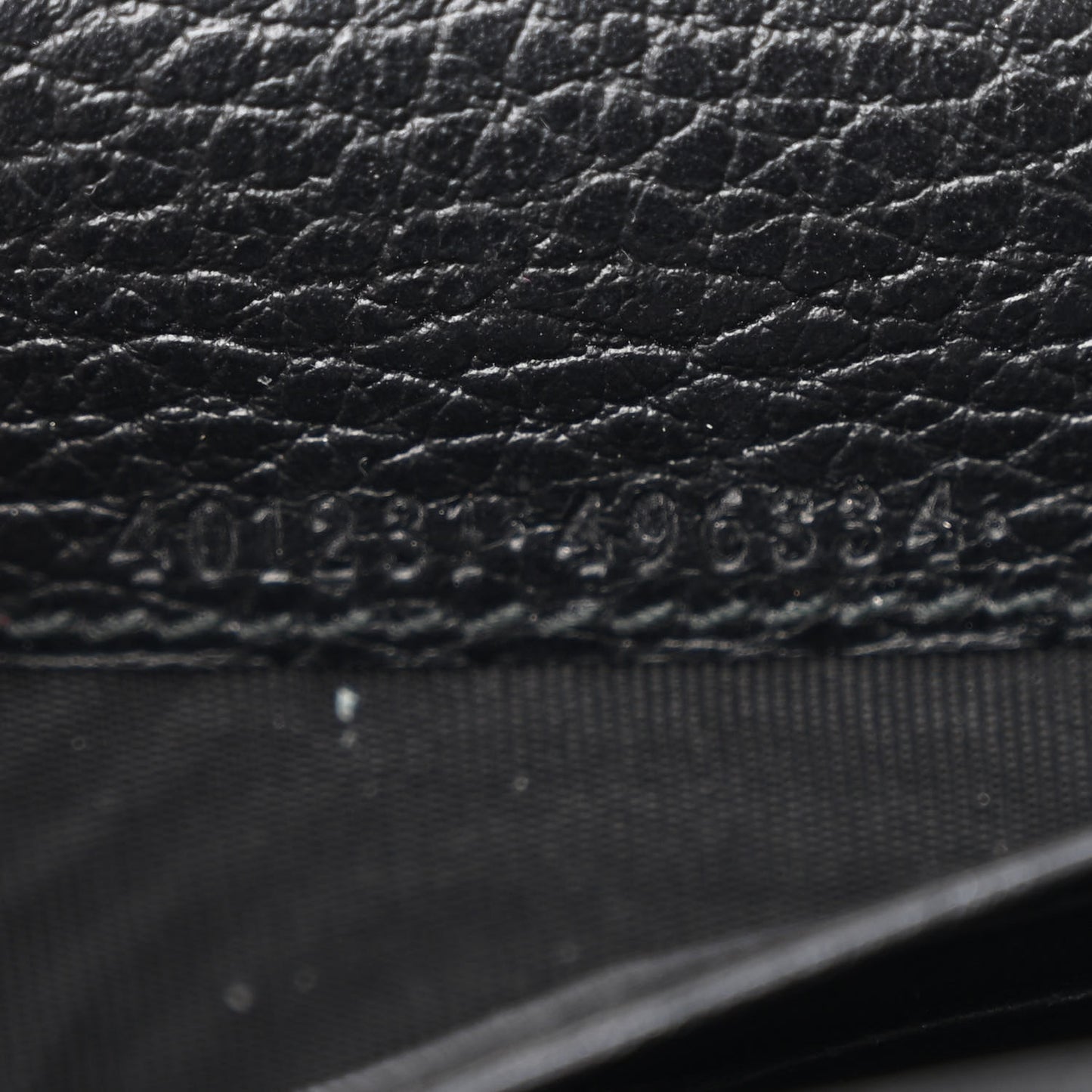 Calfskin Mini Dionysus Chain Wallet Black