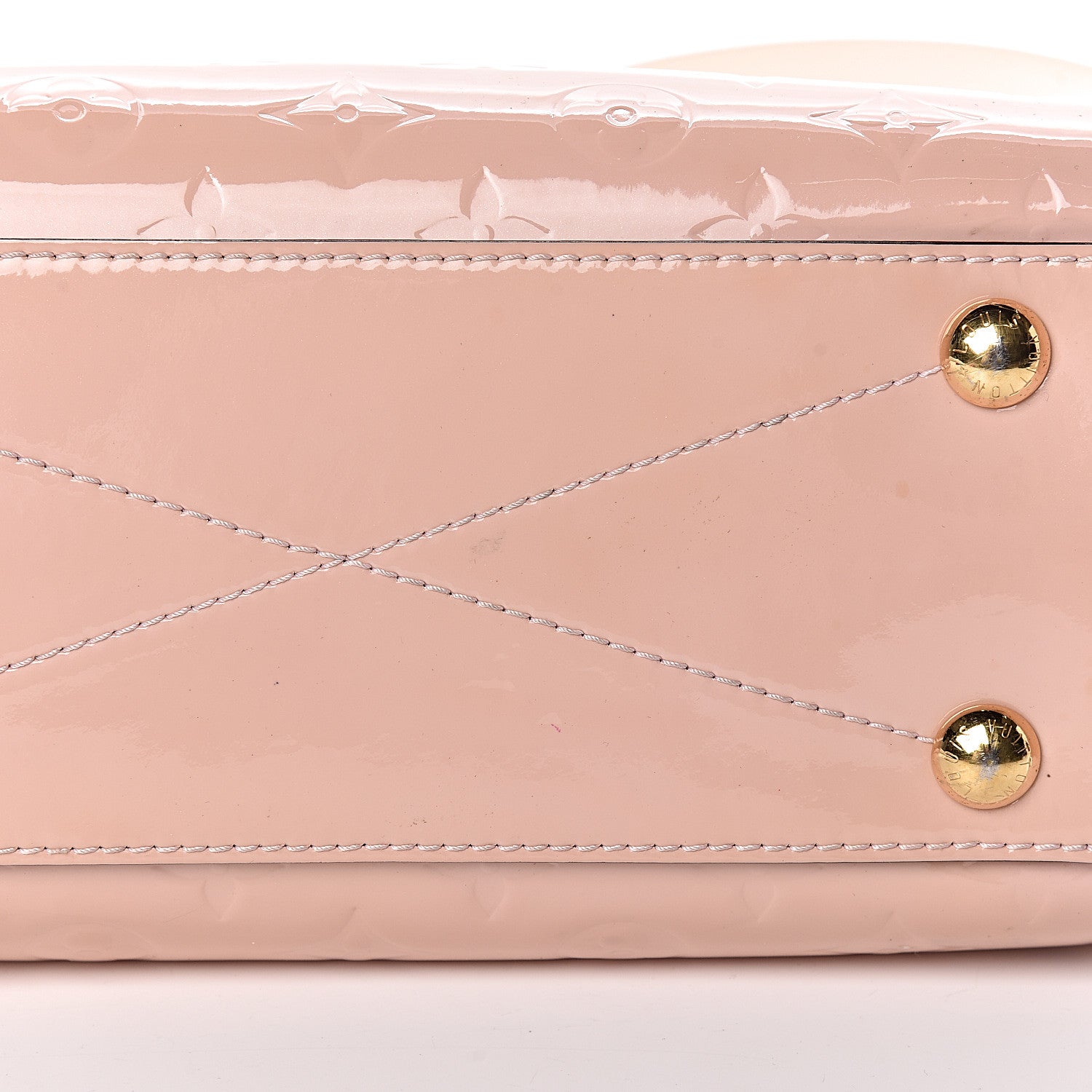 Louis Vuitton Vernis Montaigne BB Rose Ballerine 9 of 11
