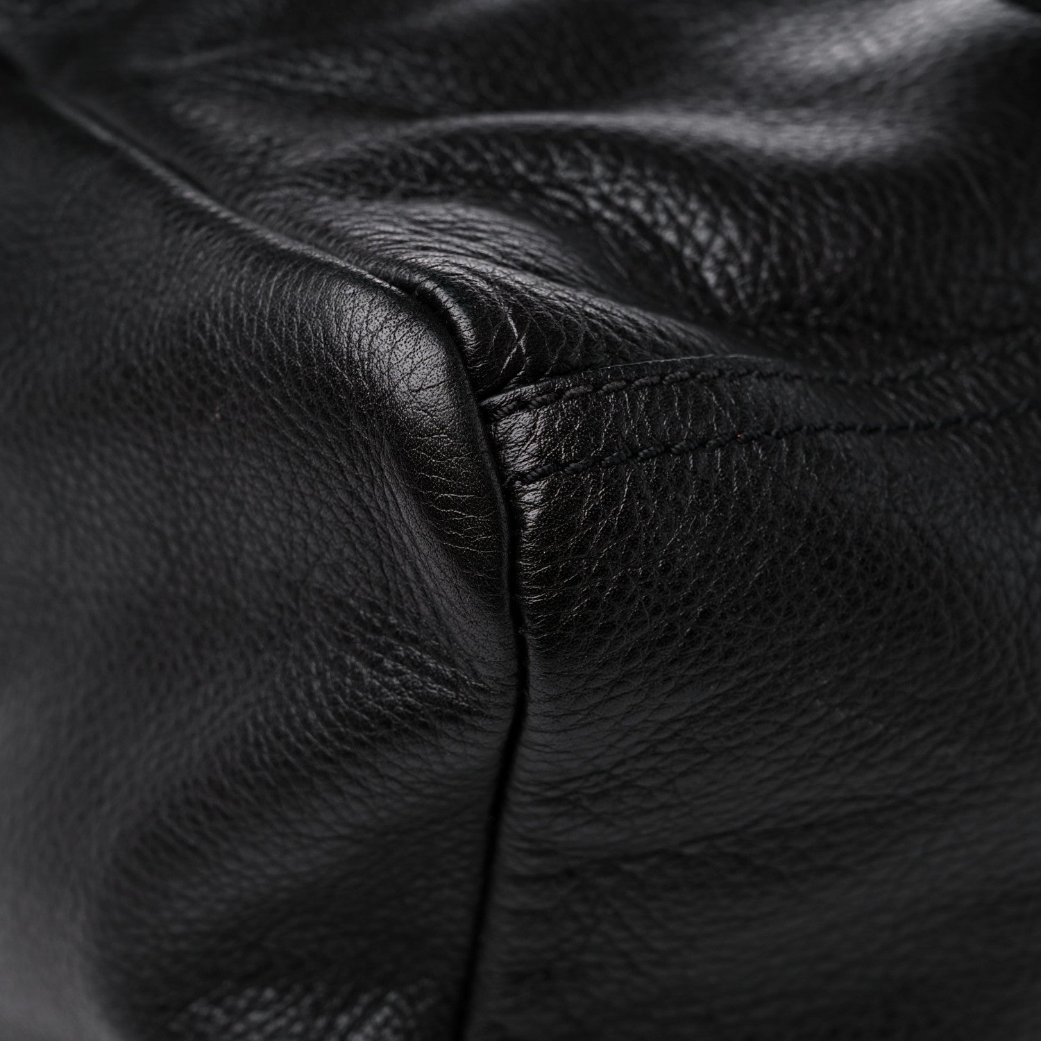 Givenchy Pebbled Calfskin Medium Pyramid Stud Pandora Black 10 of 12