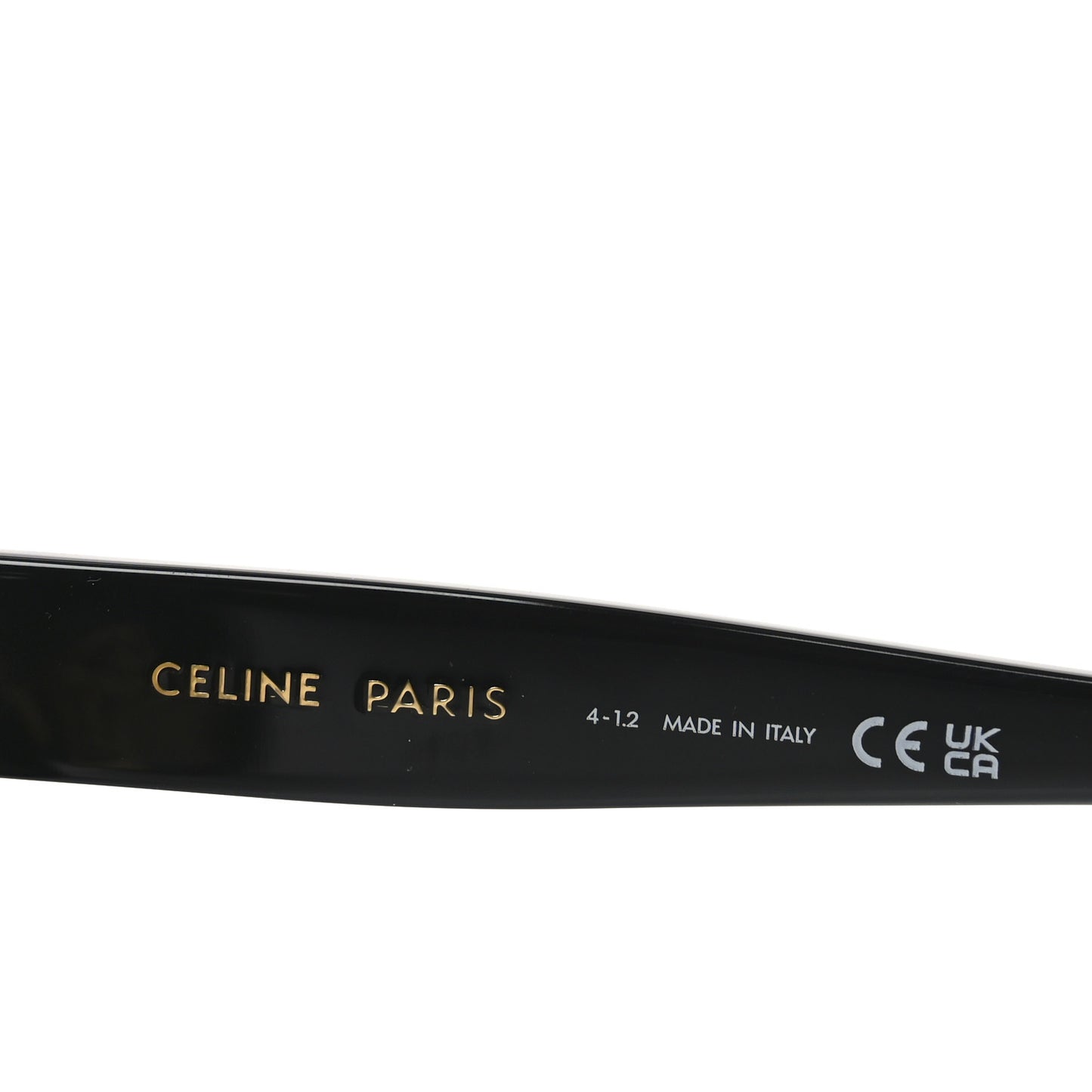 Acetate Triomphe Sunglasses CL40222F Black