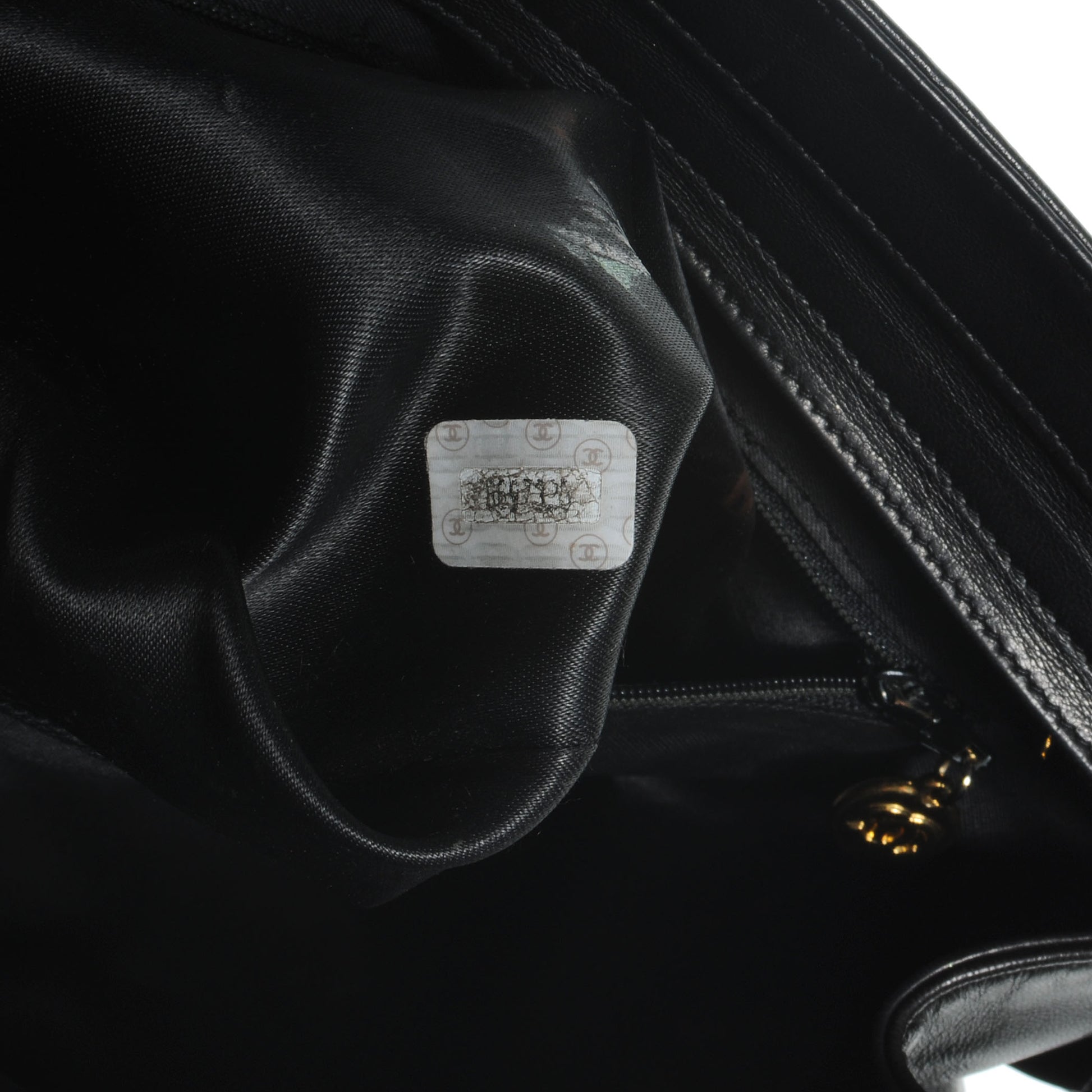 Chanel Lambskin Small Shopper Tote Black 8 of 8