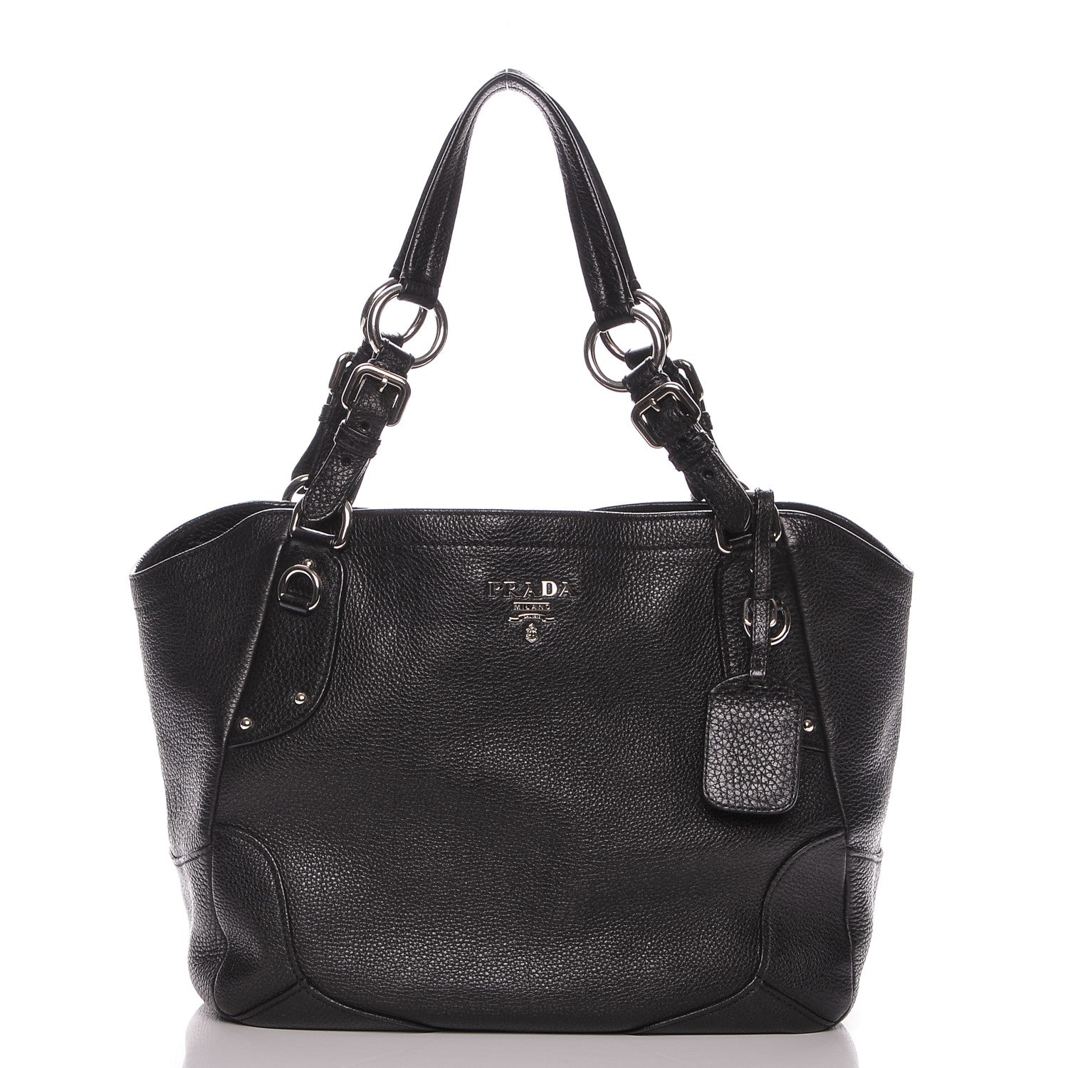 Prada Vitello Daino Shoulder Bag Nero Black 1 of 7