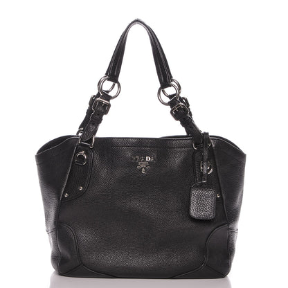 Prada Vitello Daino Shoulder Bag Nero Black 1 of 7