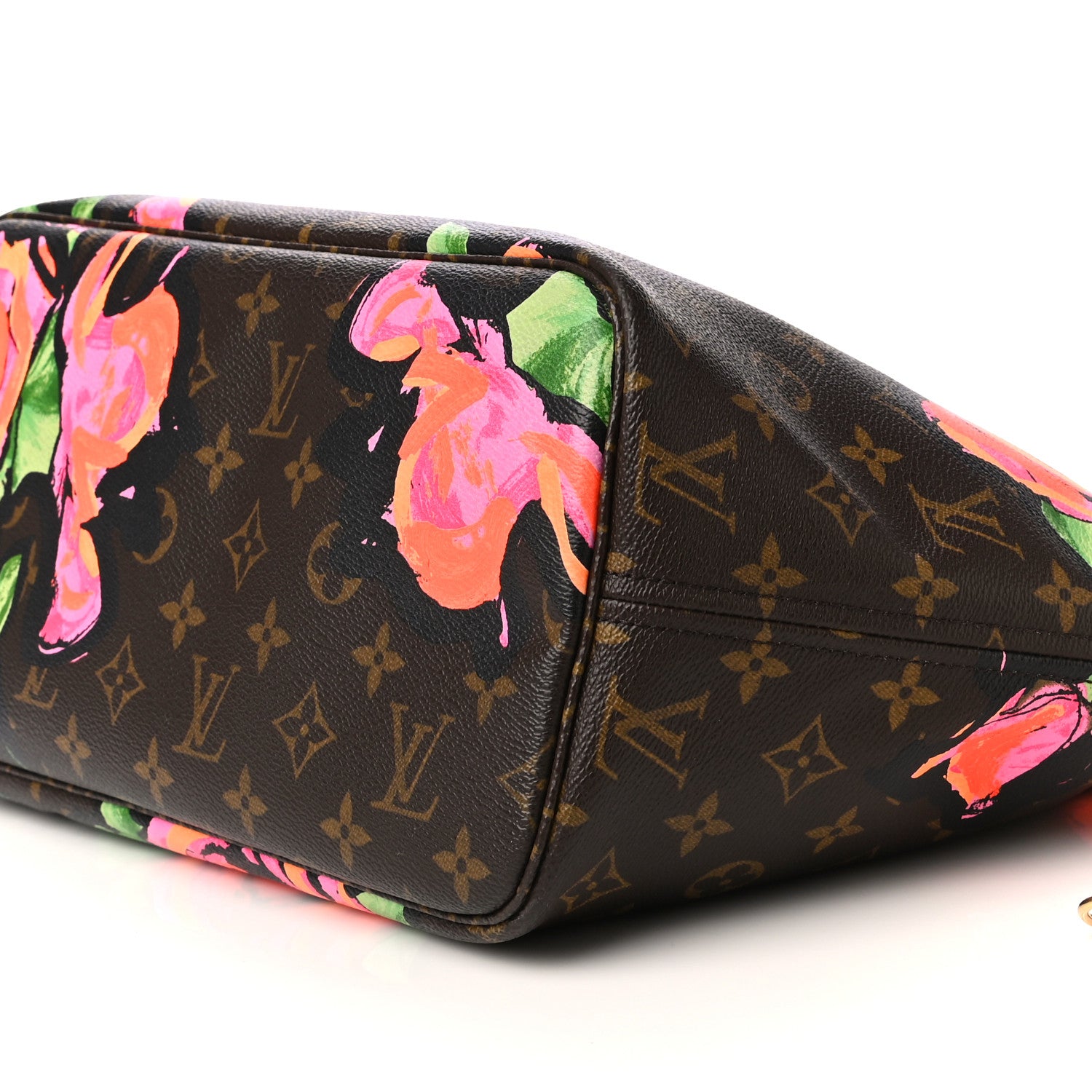 Louis Vuitton Monogram Roses Neverfull MM 9 of 25