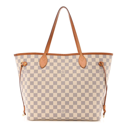 Louis Vuitton Damier Azur Neo Neverfull MM Rose Ballerine 3 of 15
