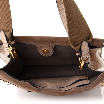 Fendi Agnello Old Shine Vitello Go Rain Large Flip Tote Amido Cocco 6 of 11