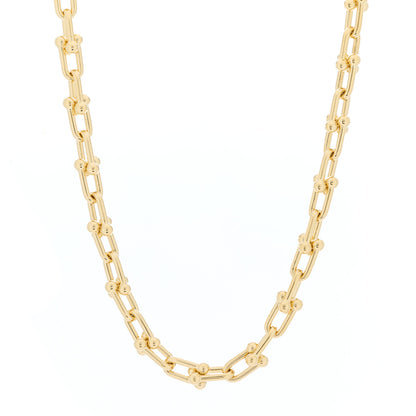 Tiffany 18K Yellow Gold Medium HardWear Link Necklace 1 of 4