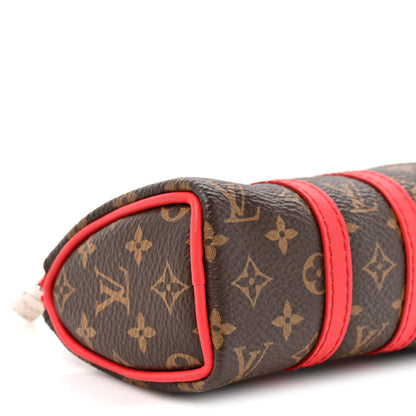 Louis Vuitton Monogram LV Colormania Mini Keepall Pouch Bag Charm Red 7 of 7