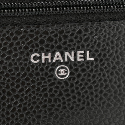 Chanel Caviar Quilted Wallet on Chain WOC Black 6 of 11