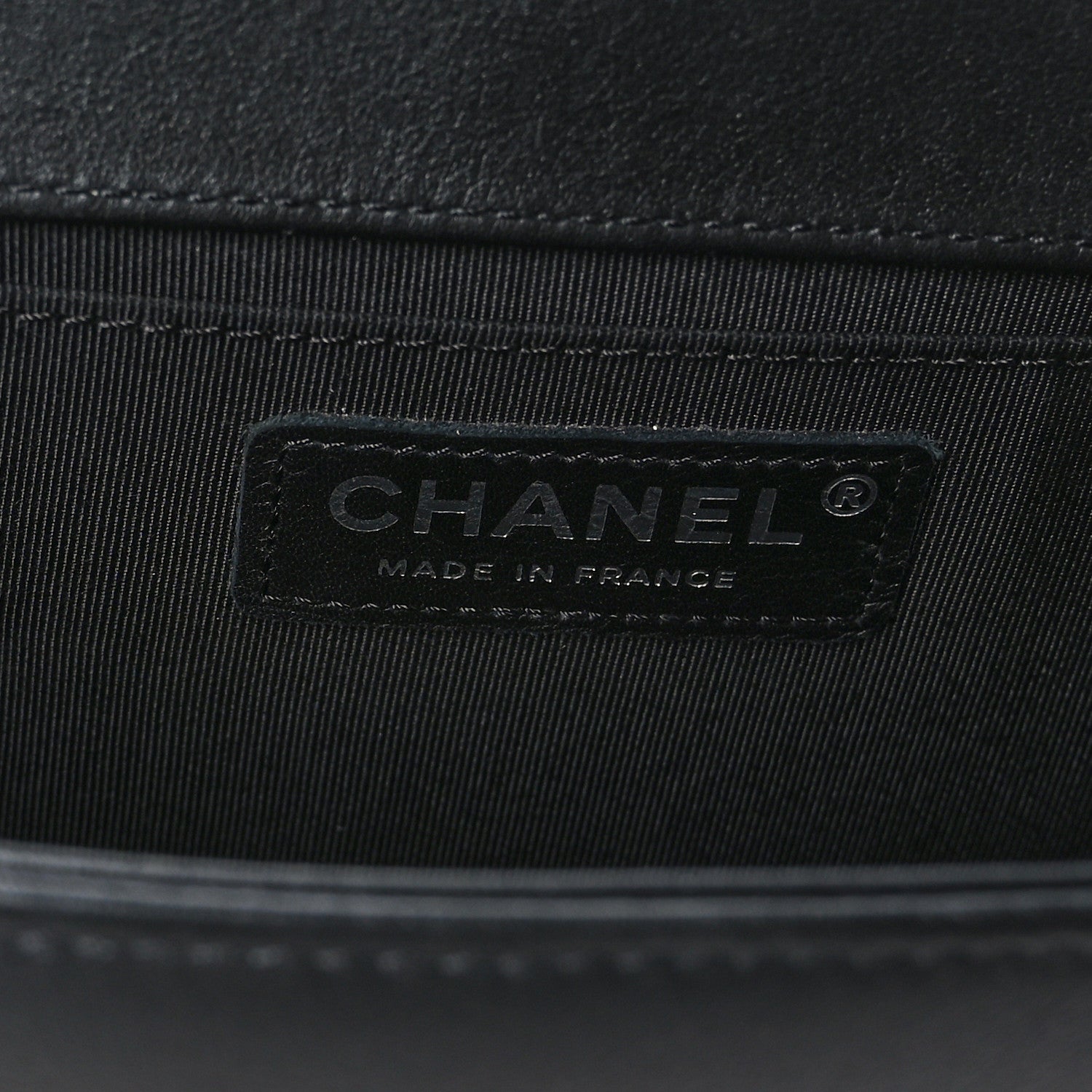 Chanel Calfskin Quilted Medium Boy Flap So Black 6 of 9