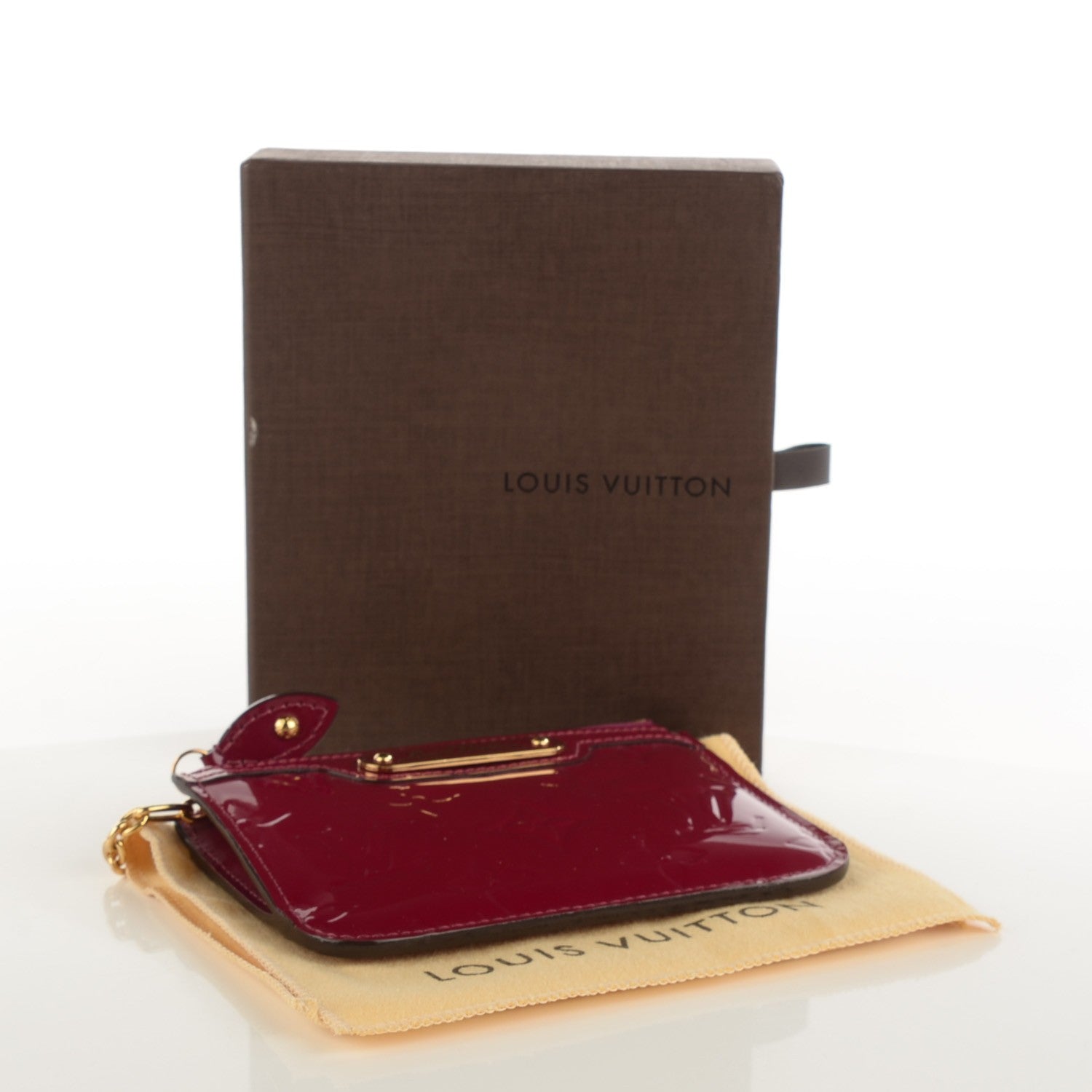 Louis Vuitton Vernis Key Pouch Magenta 4 of 7