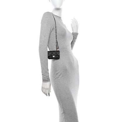 Chanel Caviar Quilted Mini Chain Belt Bag Black 2 of 12