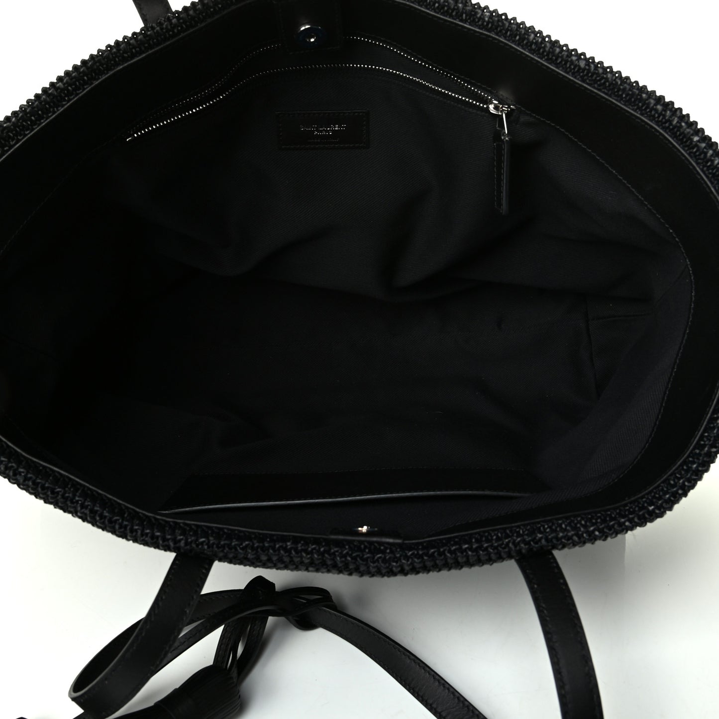 Raffia Tote Black