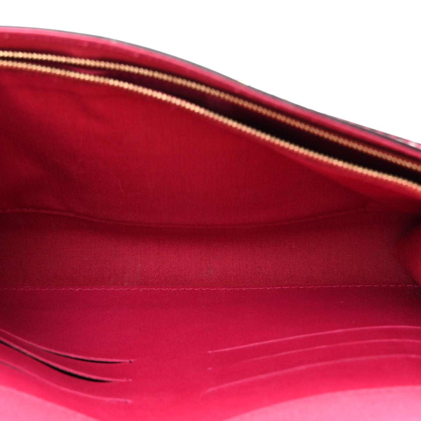 Patent Louise Clutch Rose Indien