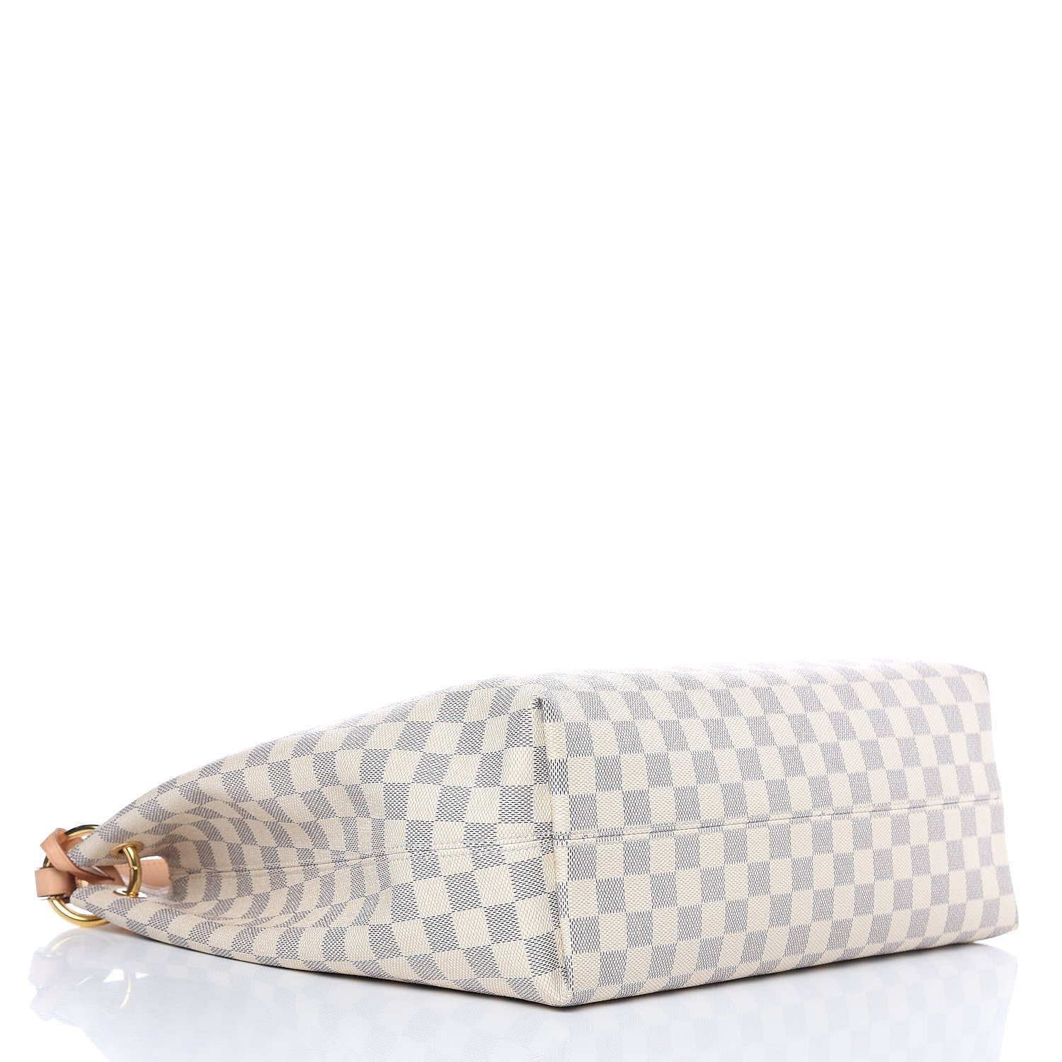 Louis Vuitton Damier Azur Graceful MM Rose Ballerine 4 of 15