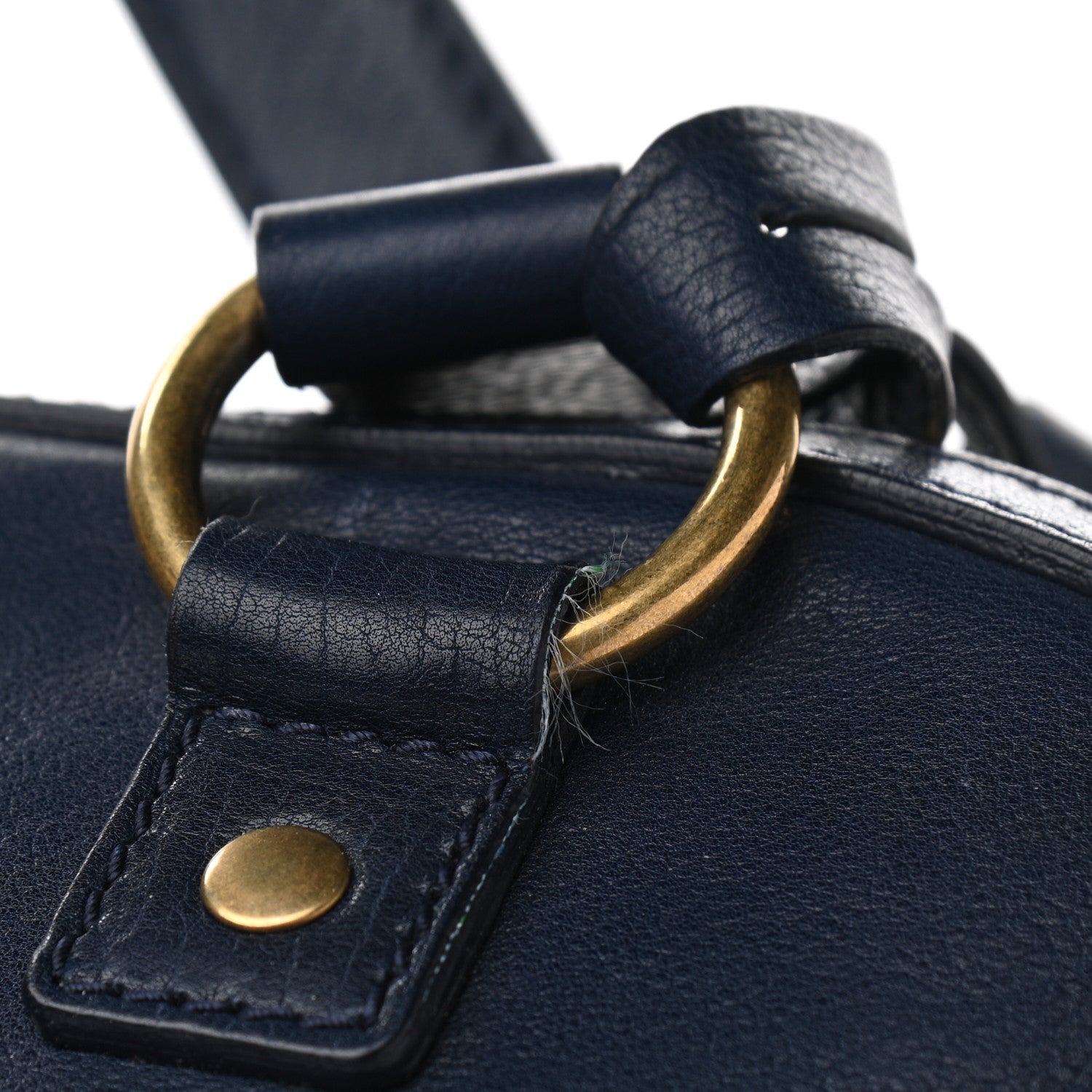 Saint Laurent Calfskin Oversized Muse Dark Blue 11 of 13