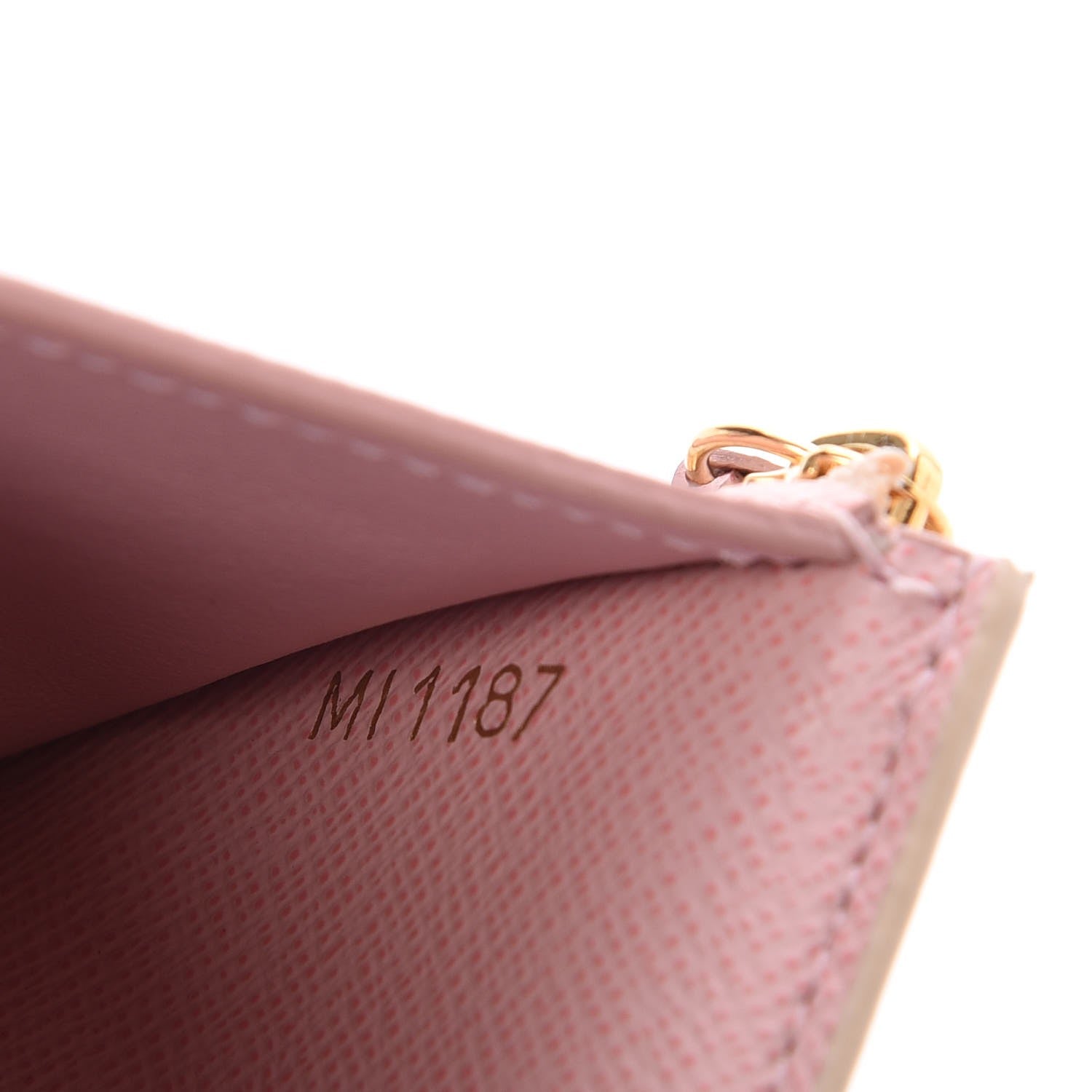 Louis Vuitton Damier Azur Victorine Wallet Rose Ballerine 7 of 8