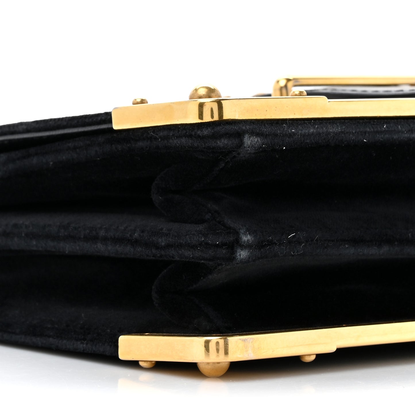 Velvet City Calfskin Cahier Bag Black