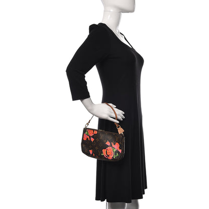 Louis Vuitton Monogram Roses Pochette Accessories 2 of 8