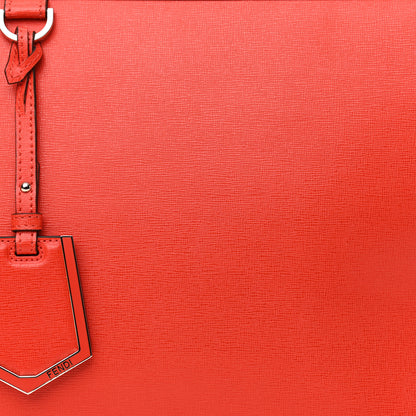 Fendi Vitello Elite Regular 2Jours Tote Papavero 8 of 13