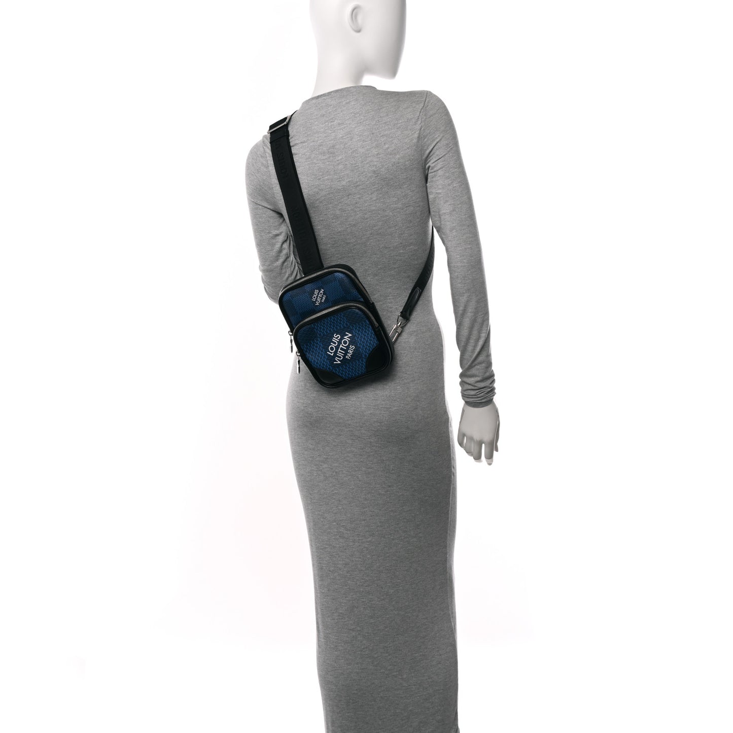 Damier Graphite 3D Amazone Sling Bag Navy Black