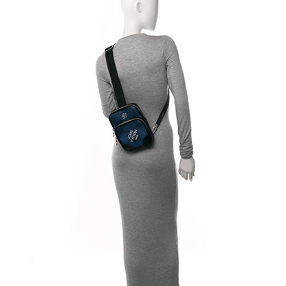 Louis Vuitton Damier Graphite 3D Amazone Sling Bag Navy Black 2 of 10