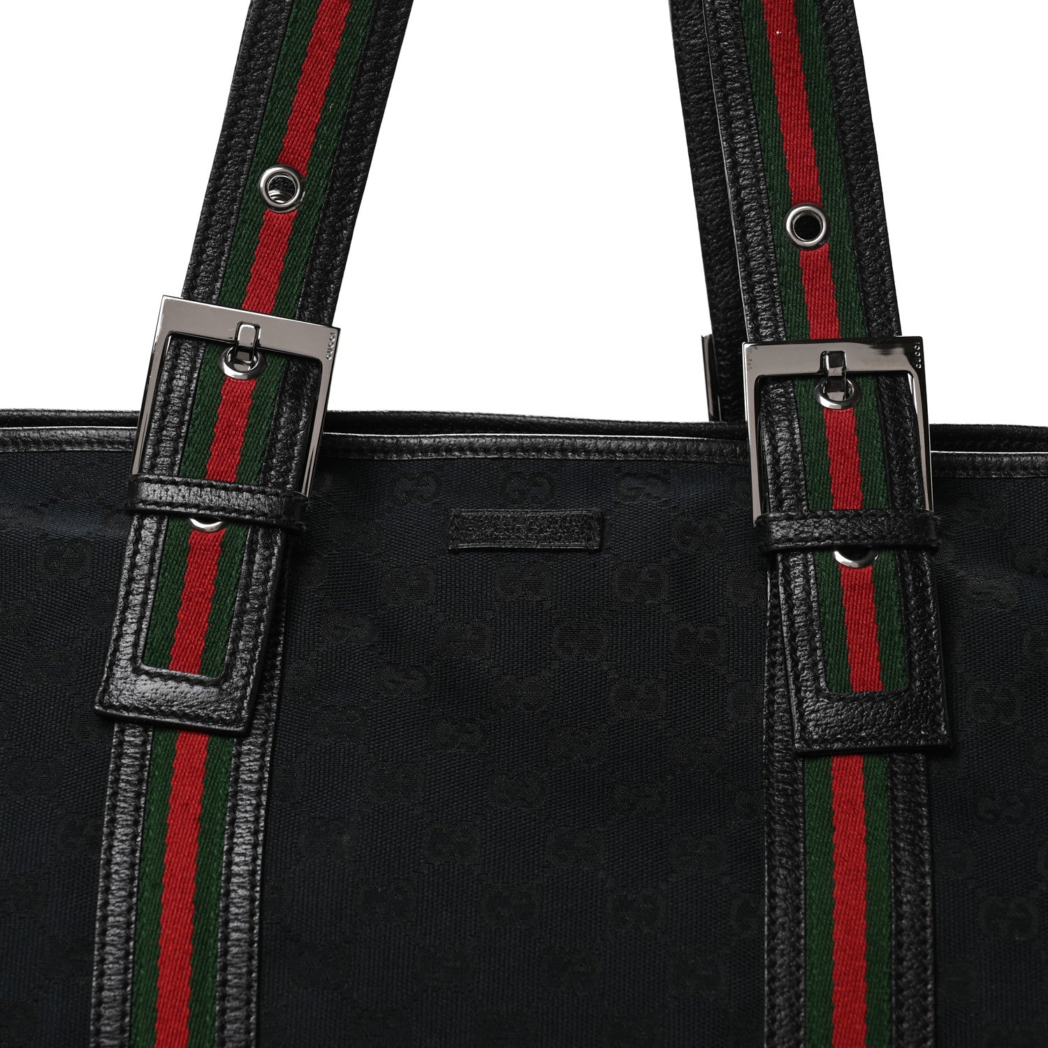 Gucci Monogram Web Large Joy Tote Black 8 of 10