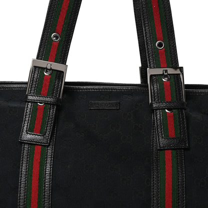 Gucci Monogram Web Large Joy Tote Black 8 of 10