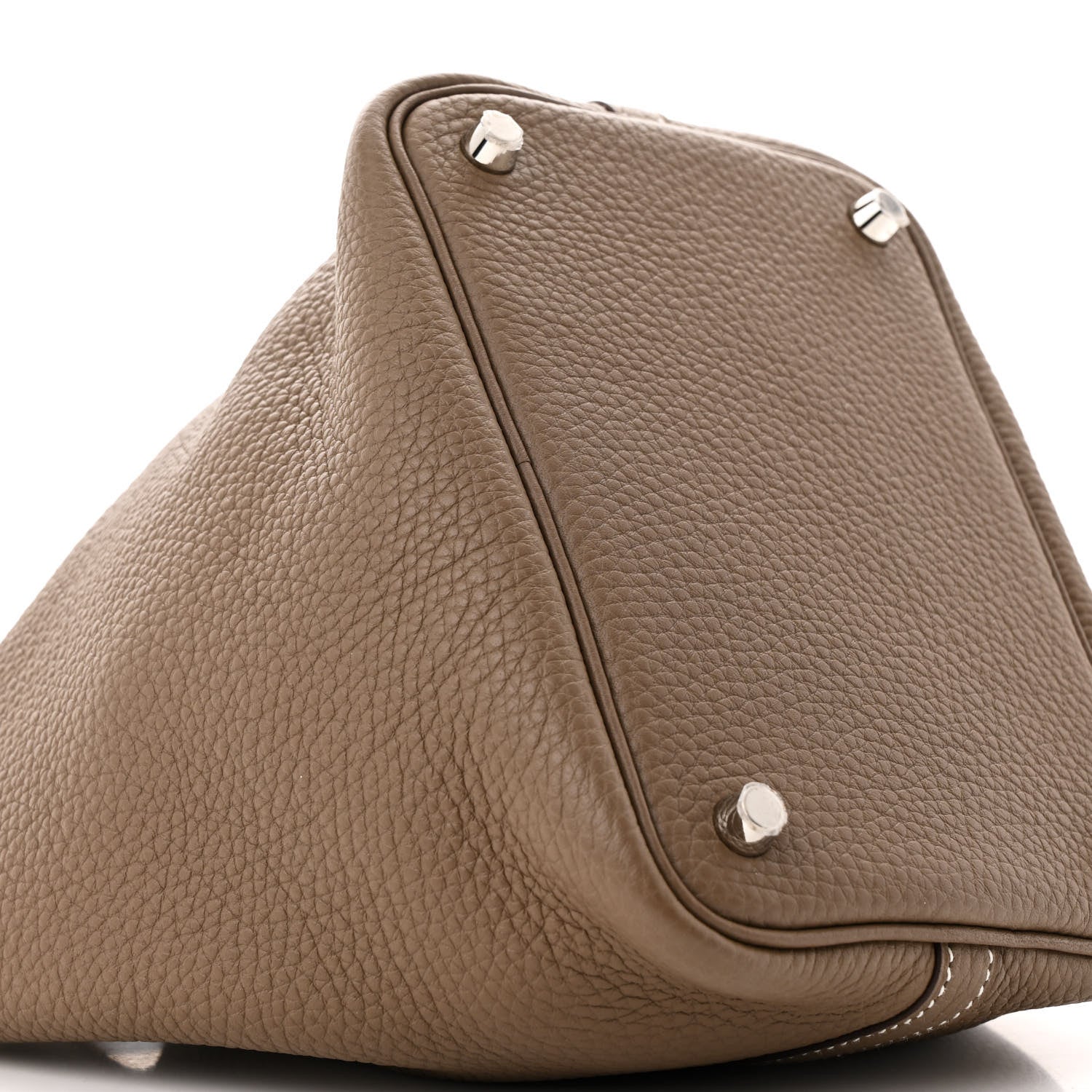 Hermes Taurillon Clemence Picotin Lock 18 PM Etoupe 9 of 11