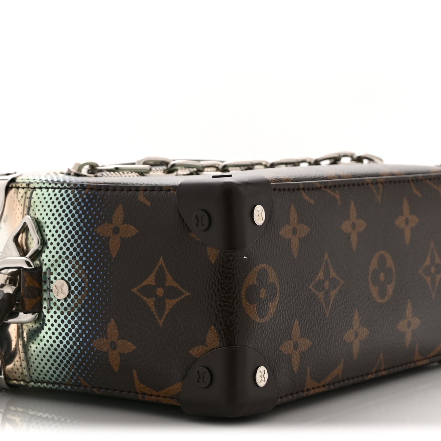 Metallic Nebula Monogram Mini Soft Trunk Multicolor