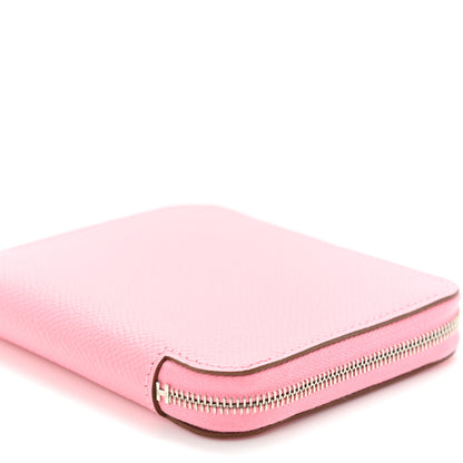 Hermes Epsom Silk'in Compact Wallet Rose Confetti 9 of 9