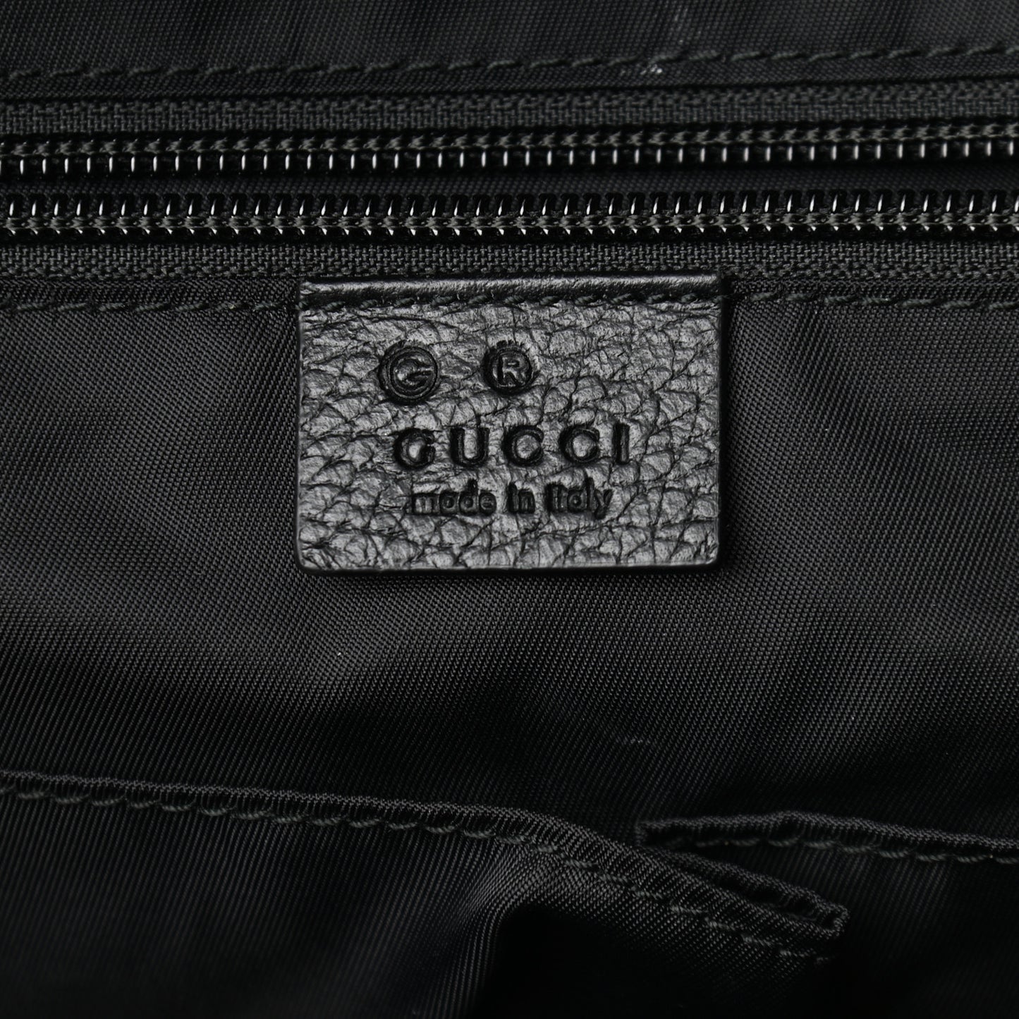 Nylon Monogram Medium Light Double Buckle Backpack Black