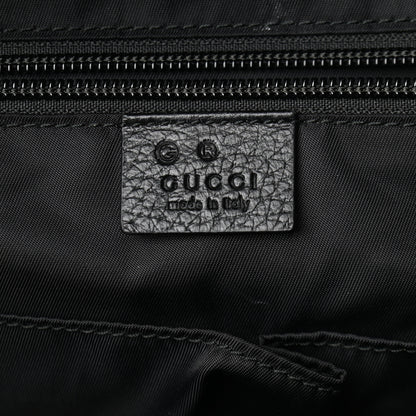 Gucci Nylon Monogram Medium Light Double Buckle Backpack Black 8 of 13