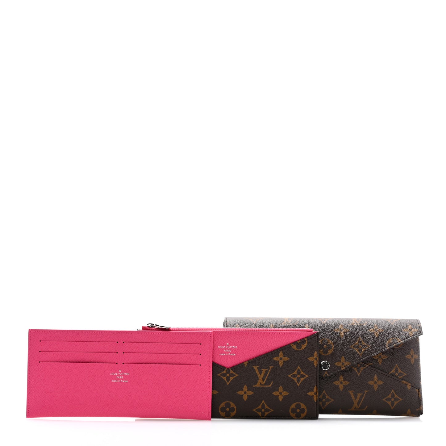 Monogram Kirigami Organizer Set Pondichery Pink