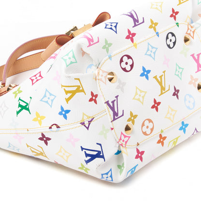Louis Vuitton Monogram Multicolor Annie MM White 5 of 8