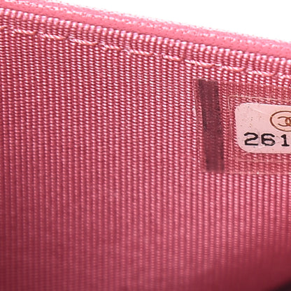 Chanel Sheepskin Quilted Mademoiselle Vintage Wallet On Chain WOC Dark Pink 8 of 12