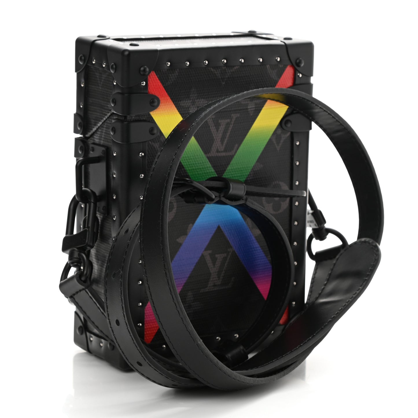 Monogram Eclipse Rainbow Vertical Trunk Black