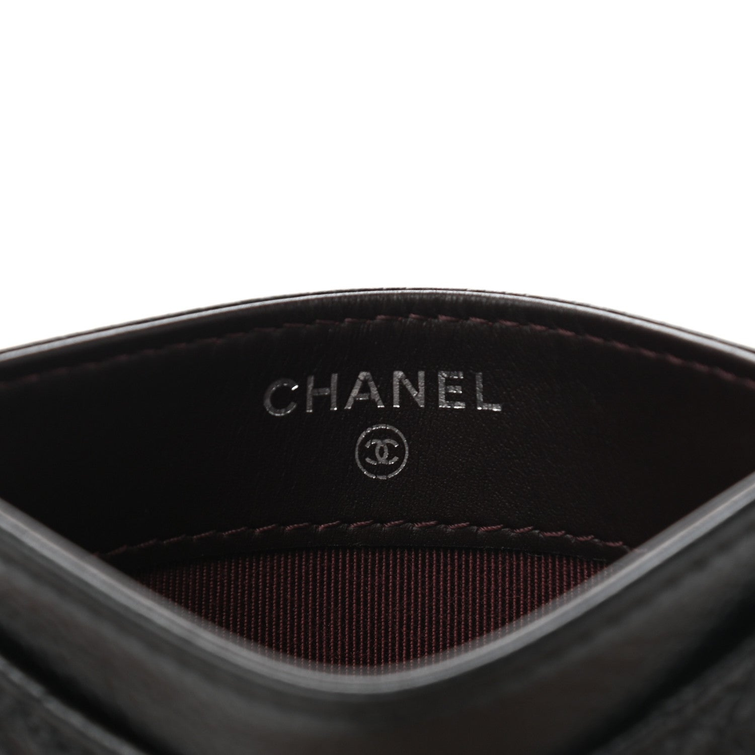 Chanel Caviar Quilted Card Holder Black 7 of 9