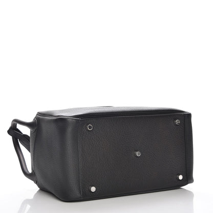 Hermes Taurillon Clemence Lindy 30 Black 4 of 7