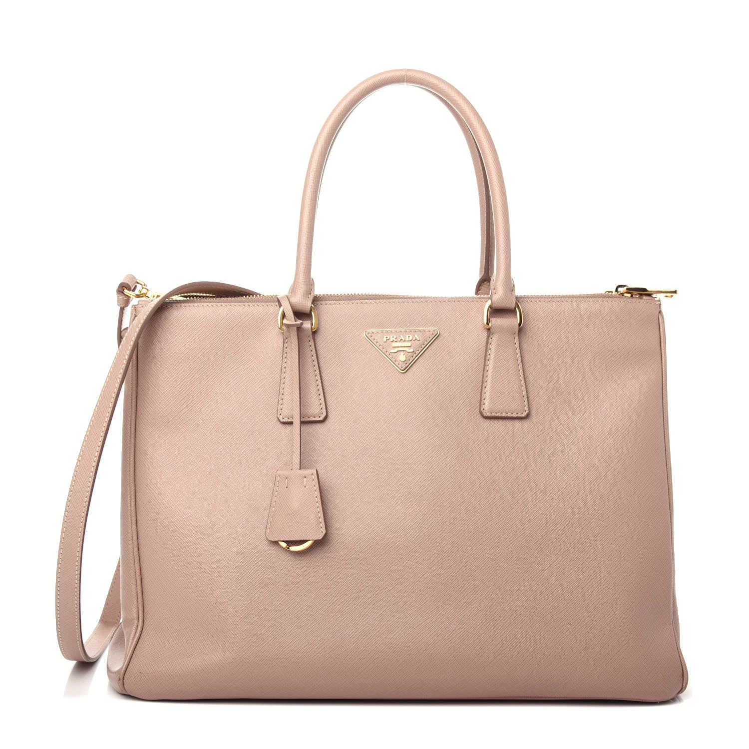 Prada Saffiano Large Galleria Double Zip Tote Cammeo 1 of 10