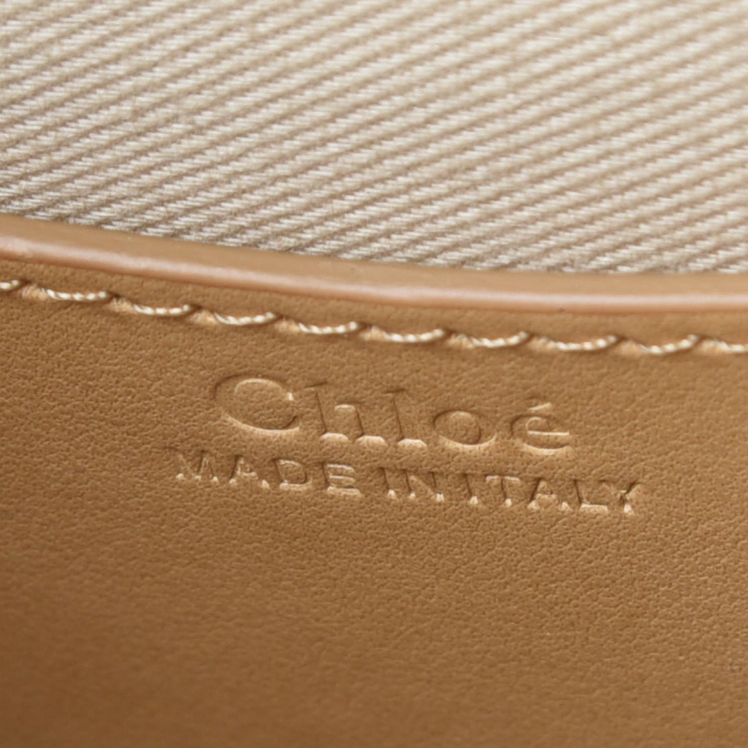Chloe Calfskin Small Tess Bag Bleached Brown 8 of 9