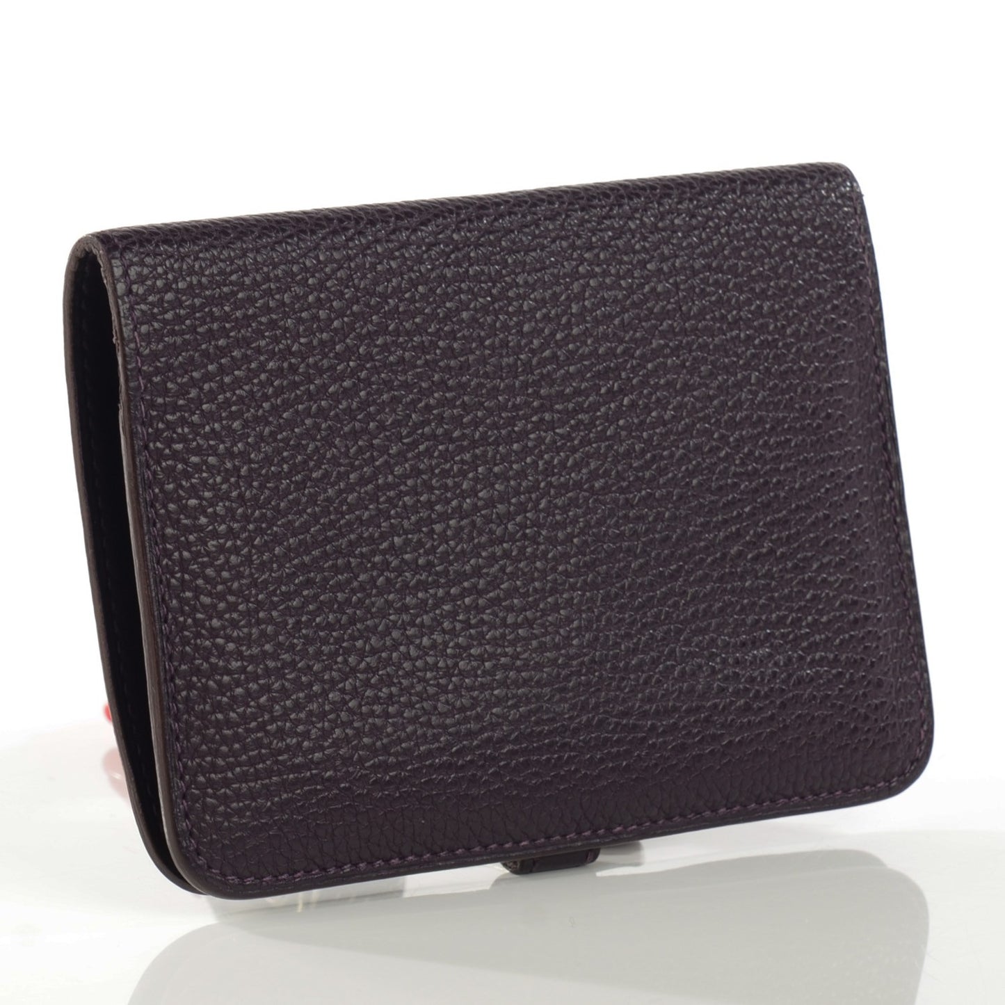 Togo Dogon Compact Wallet Raisin