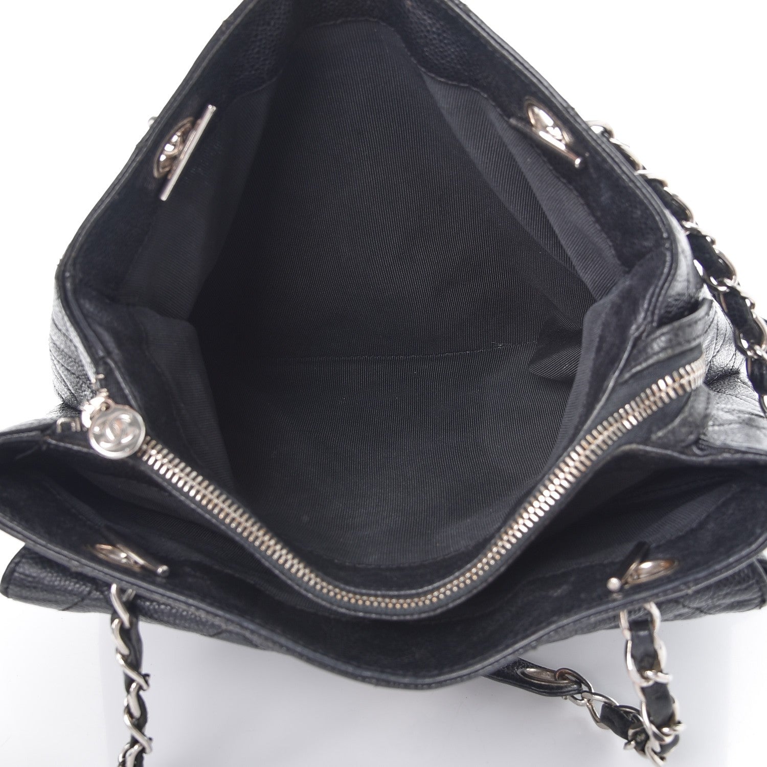Chanel Caviar Quilted Flap Shoulder Bag Black 6 of 14