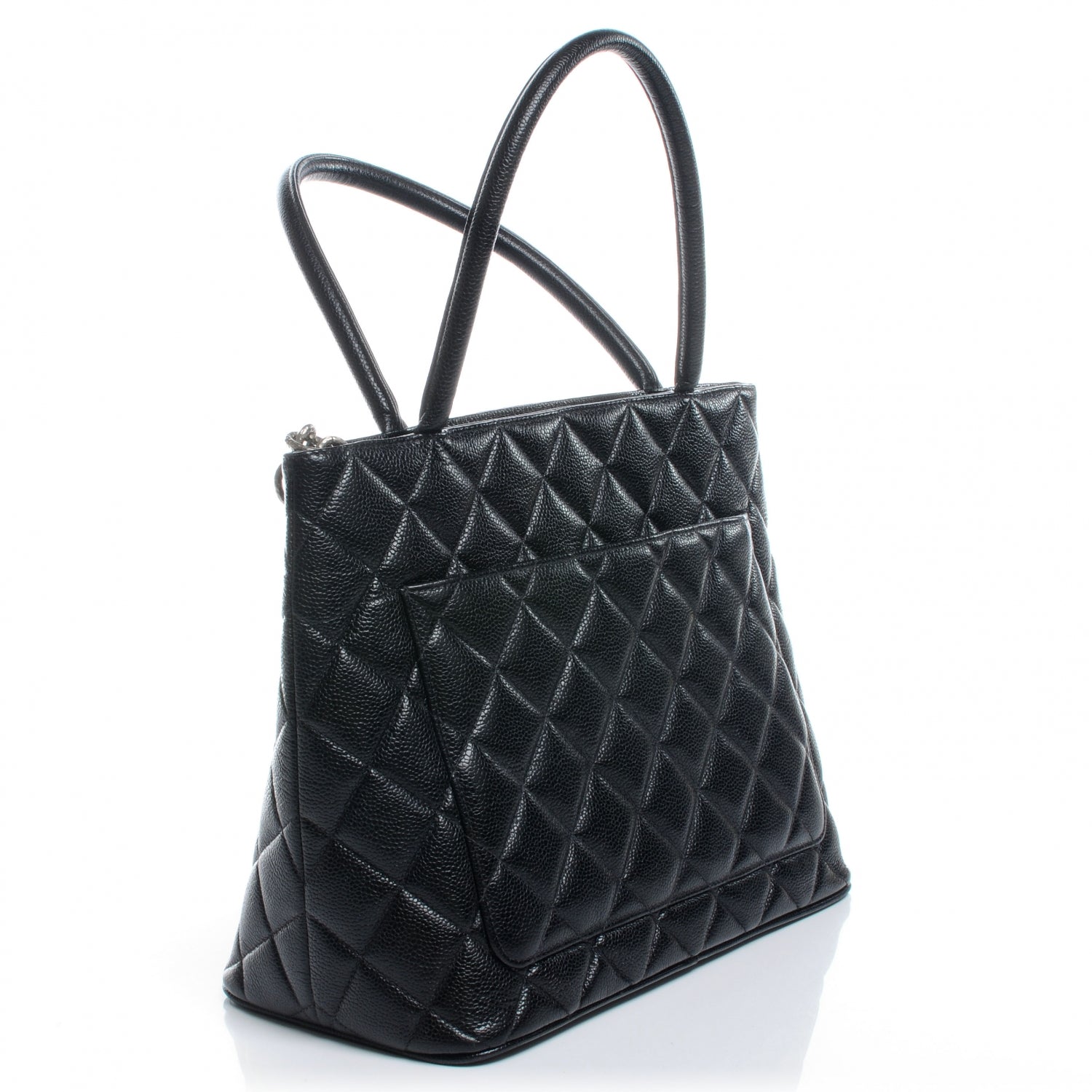 Chanel Caviar Medallion Tote Black 3 of 8