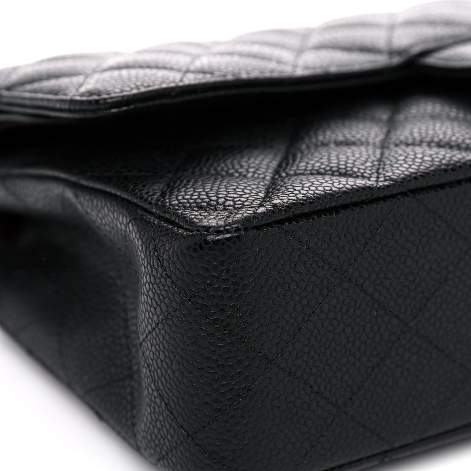 Chanel Caviar Quilted Medium Double Flap Black 8 of 12