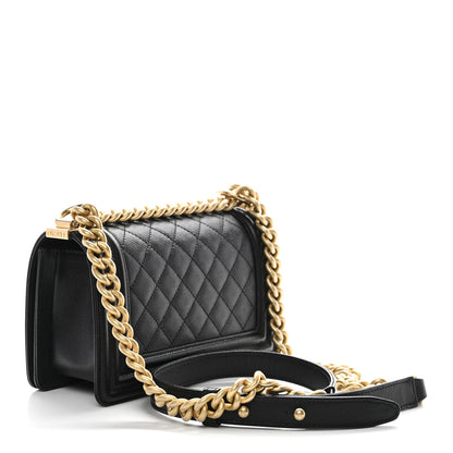 Chanel Caviar Quilted Small Boy Flap Black 4 of 11