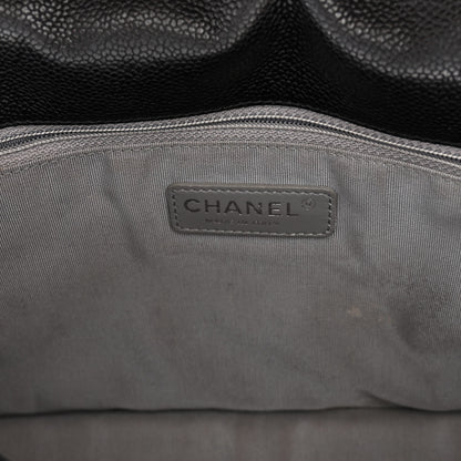 Chanel Caviar Quilted Large French Riviera Flap Black 7 of 13