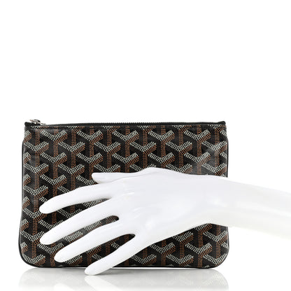 Goyard Goyardine Senat Pochette PM Black Gold 2 of 7